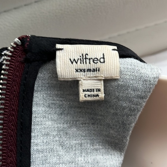 Aritzia/Wilfred Mignonne dress, Black & Gray - Picture 5 of 6